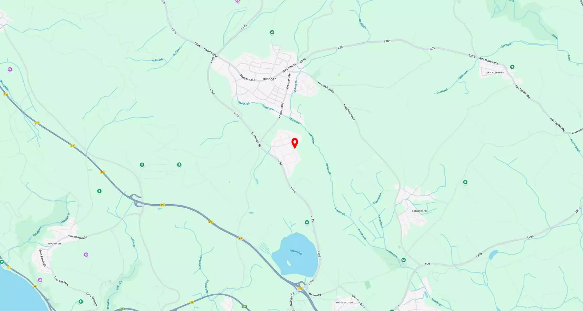 ETL Owingen Braendle Fischer Steuerberatung Map